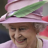 Queen travels in stylish supercar